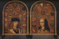 'Diptych: Philip the Handsome and Margaret of Austria', c1493-Pieter van Coninxloo-Stretched Canvas