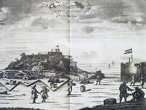 Nassau Fort on Goree Island, Senegal, Port of Call of Dutch West India Company-Pieter Van Der Aa-Framed Giclee Print