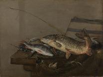 Still Life with Fish-Pieter van Noort-Mounted Art Print