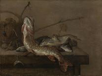 Still Life with Fish-Pieter van Noort-Mounted Art Print