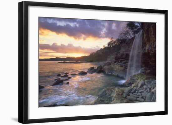 Pietra Colorada Waterfall-Guido Cozzi-Framed Photographic Print