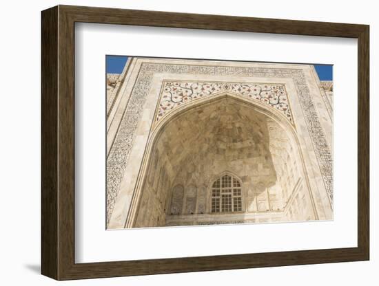 Pietra dura jali inlay, Taj Mahal, UNESCO World Heritage Site, Agra, Uttar Pradesh, India, Asia-Matthew Williams-Ellis-Framed Photographic Print