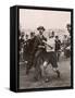 Pietri Dorando of Italy Wins the Marathon from Windsor to the Olympic Stadium-null-Framed Stretched Canvas