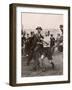 Pietri Dorando of Italy Wins the Marathon from Windsor to the Olympic Stadium-null-Framed Photographic Print