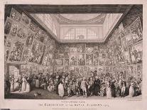 The Exhibition at the Salon Du Louvre in 1787, 1787-Pietro Antonio Martini-Mounted Giclee Print