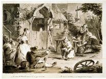 Farm Courtyard (A Country Musicia), 18th Century-Pietro Antonio Novelli-Giclee Print