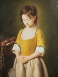 Young Girl Wearing a Pearl Earring-Pietro Antonio Rotari-Giclee Print