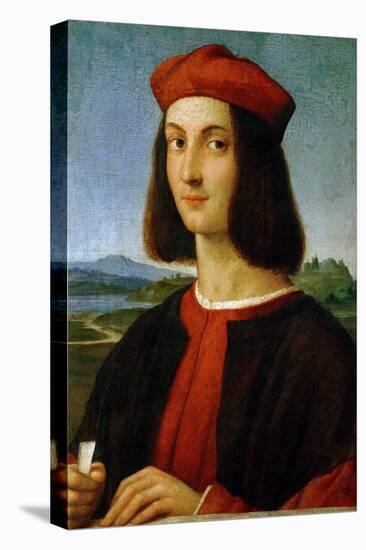 Pietro Bembo (1470-1547), Later Cardinal, in His Youth-Raphael-Stretched Canvas