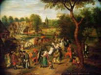 A Scene on the Outskirts of a Village-Pietro Benvenuti-Laminated Giclee Print