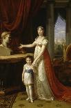 Elisa Bonaparte, grande-duchesse de Toscane et sa fille Napoléone-Elisa-Pietro Benvenuti-Giclee Print