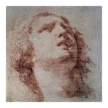 Study of a Head Looking Up-Pietro Berrettini-Mounted Art Print