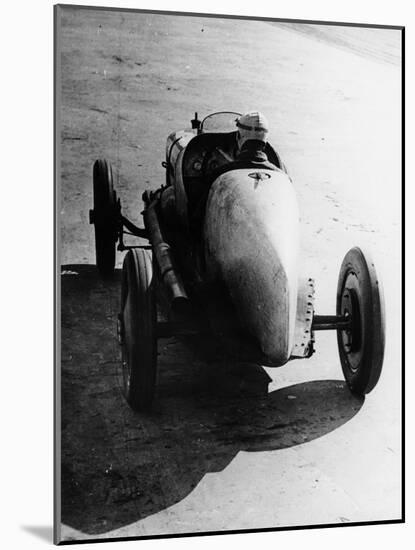 Pietro Bordino Driving Away in a 2 Litre Fiat, 1924-null-Mounted Photographic Print