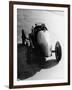 Pietro Bordino Driving Away in a 2 Litre Fiat, 1924-null-Framed Photographic Print