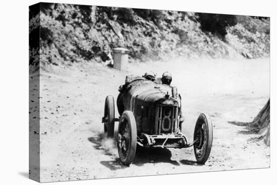 Pietro Bordino in a Fiat 803, in the Targa Florio Race, Sicily, 1924-null-Stretched Canvas