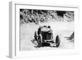 Pietro Bordino in a Fiat 803, in the Targa Florio Race, Sicily, 1924-null-Framed Photographic Print
