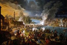 Battle at Bridge of Lodi, May 10, 1796-Pietro Bouvier-Stretched Canvas