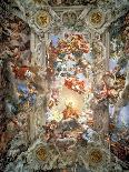 Glorification of the Reign of Pope Urban VIII Ceiling Painting in the Great Hall, 1633-39-Pietro Da Cortona-Giclee Print