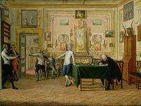 Fencing Scene at the Neopolitan Residence of Kenneth Mackenzie (1744-81) 1st Earl of Seaforth, 1771-Pietro Fabris-Giclee Print