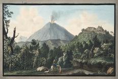 View of the Great Eruption of Mount Vesuvius on Sunday Night August 8th 1779 from His Sicilian Maje-Pietro Fabris-Giclee Print