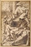 The Mystic Marriage of Saint Catherine, 1595-1599-Pietro Faccini-Framed Giclee Print