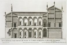 Palazzo di Santo Spirito, from 'Palazzi di Roma', part II, published c.1670s-Pietro Ferrerio-Giclee Print