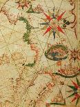 The Island of Crete, from a Nautical Atlas, 1651 (Detail)-Pietro Giovanni Prunes-Stretched Canvas