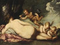 Venus with Putti, Attributed to Pietro Liberi, 1780-1799-Pietro Liberi-Stretched Canvas