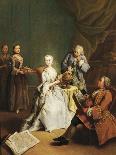 A Lady Receiving a Cavalier, 1747-1755-Pietro Longhi-Giclee Print