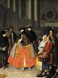 Talks Between Baute Masks-Pietro Longhi-Giclee Print