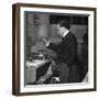 Pietro Mascagni Conducts-null-Framed Photographic Print