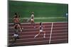 Pietro Mennea in a 200 Metres Race at the Olympic Games-null-Mounted Photographic Print