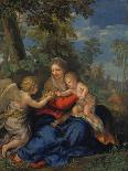 The Holy Family Resting During the Flight into Egypt, C. 1643-Pietro Muttoni-Framed Giclee Print