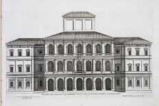 Palazzo Del Collegio De Propaganda Fide, from "Palazzi Di Roma," Part II, Published 1670s-Pietro Or Falda Ferrerio-Framed Giclee Print