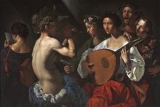 Concert de musiciens et de chanteurs-Pietro Paolini-Stretched Canvas