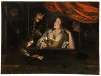 Figures in an Interior around a Lantern (Oil on Canvas)-Pietro Paolini-Giclee Print