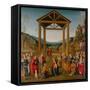 Pietro Perugino, The Adoration of the Magi-Pietro Perugino-Framed Stretched Canvas