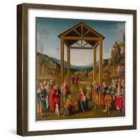 Pietro Perugino, The Adoration of the Magi-Pietro Perugino-Framed Giclee Print