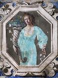 Female Figure with Cornucopia-Pietro Ricci-Giclee Print