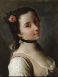 A Girl with a Rose, Mid 18th Century-Pietro Rotari-Giclee Print