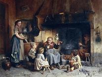 Interior of Rural Dwelling-Pietro Saltini-Giclee Print