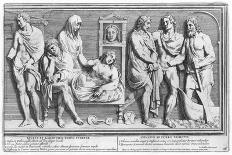 Roman Husband Dies-Pietro Sante Bartoli-Framed Art Print