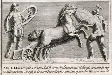 Roman Charioteer Receives His Instructions Before the Race-Pietro Santi Bartoli-Framed Stretched Canvas