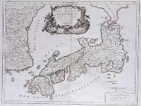 L'Empire Du Japon. from 'Universal Atlas Drawings on the Best Modern Maps';  'Atlas Universale…-Pietro Santini-Mounted Giclee Print