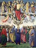 Detail From: the Marriage of the Virgin: Four Men, C. 1500-Pietro Vanucci Perugino-Framed Giclee Print