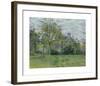 Piette's house in Montfoucault, 1874-Camille Pissarro-Framed Premium Giclee Print