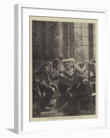 Piety, Prudence, and Charity, and the Modern Christian-Edward John Gregory-Framed Giclee Print