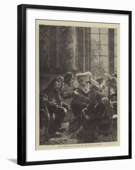 Piety, Prudence, and Charity, and the Modern Christian-Edward John Gregory-Framed Giclee Print