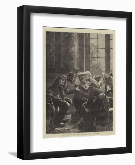 Piety, Prudence, and Charity, and the Modern Christian-Edward John Gregory-Framed Premium Giclee Print
