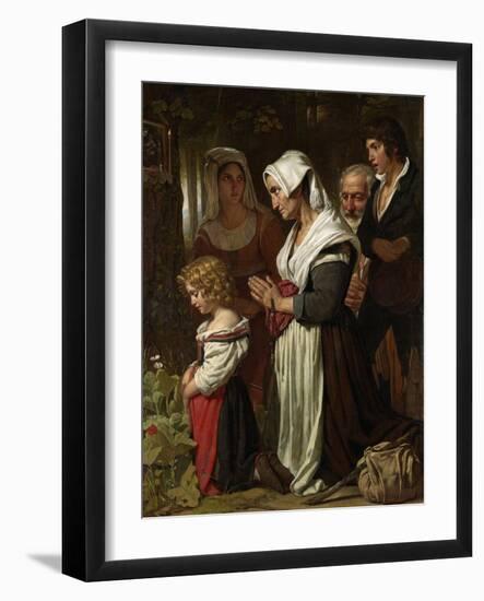 Piety-Cornelis Kruseman-Framed Art Print