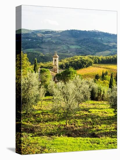 Pieve Di Santa Maria Novella near Radda in Chianti-Terry Eggers-Stretched Canvas